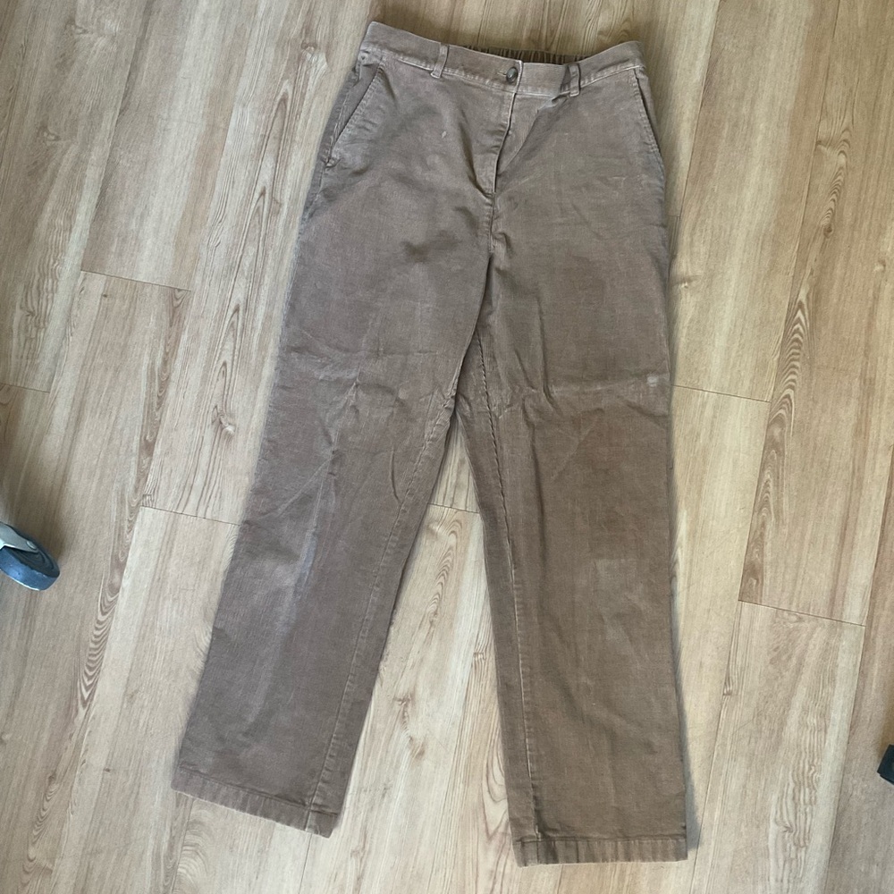 L.L. Bean Brown Corduroy Pants Classic Style